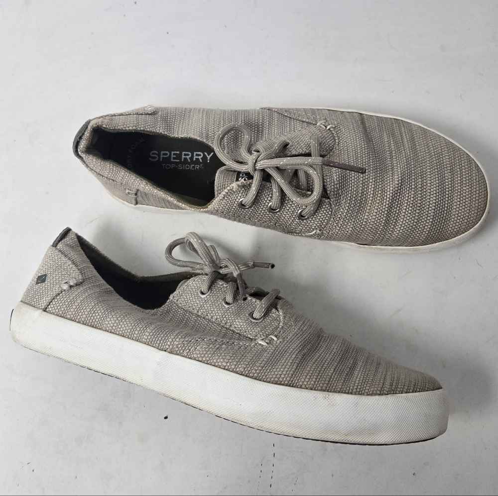 Sperry Top-Sider Round Toe Lace Up Slip On Loafers Youth Boys/Men's Size 4